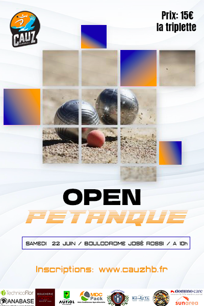 TOURNOI DE PETANQUE 22 JUIN