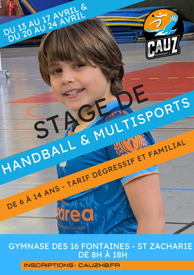 Stages Handball&multisport Pâques 2026