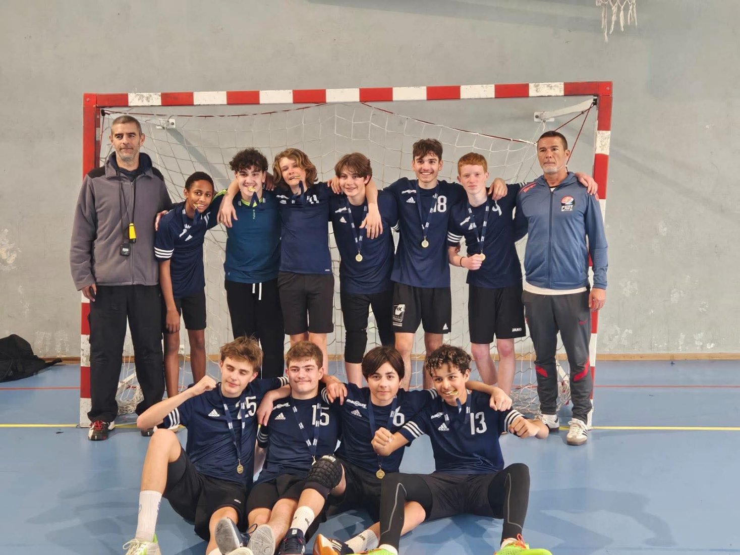 U15 Champions départementaux avec le collège Ubelka
