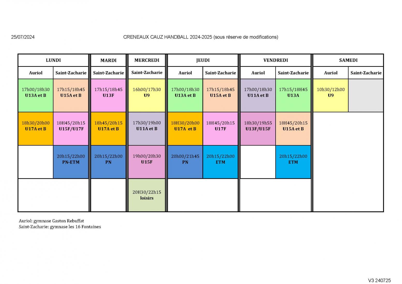 Créneaux 2024-2025 V3 240725 Créneaux 2024-2025 V3 240725